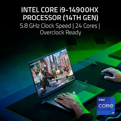 Razer Blade 16 - 16 Gaming Laptop - OLED QHD+ 240 Hz - Intel i9-14900HX NVIDIA GeForce RTX 4090 - 64 GB RAM - 4 TB SSD - Black WORLDWIDE DELIVERY