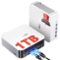 GEEKOM - A7 MAX AI Mini PC, AMD Ryzen 9 7940HS(Flagship) 16GB DDR5 & 1TB SSD(Expandable), Windows 11 Pro Pre-installed - Silver+Black-Front_Standard