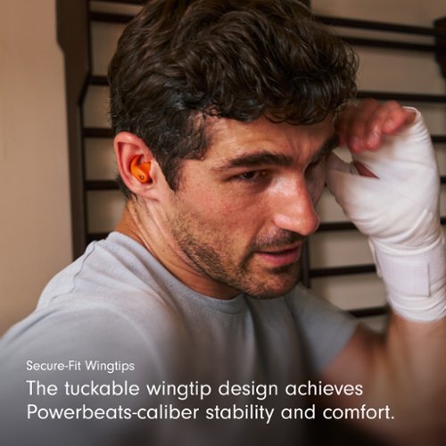 Beats Powerbeats Fit True Wireless Active Noise Canceling Earbuds - Spark Orange BUY IN AUSTRALIA