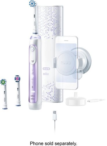 Oral-B - Genius Pro 9600 Rechargeable Toothbrush - Orchid-Angle_Standard 