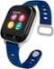 GizmoWatch Smartwatch Verizon Wireless - Black with Blue Band-Angle_Standard