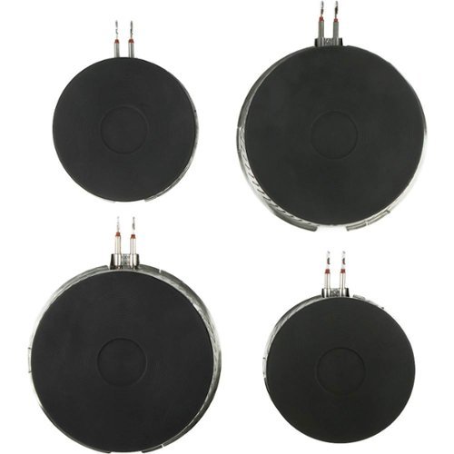 SmartBurner - 2 x 2 Cooking Fire Solution for Electric Coil Stoves - Black-Front_Standard 