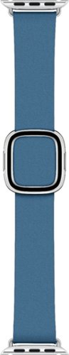 Leather Modern Buckle for Apple Watch™ 40mm - Large - Cape Cod Blue