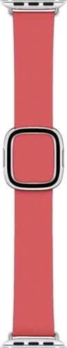 Leather Modern Buckle for Apple Watch™ 40mm - Large - Peony Pink