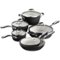 Tramontina - Gourmet Ceramica Deluxe 10-Piece Cookware Set - Metallic Black-Angle_Standard