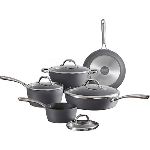 Tramontina - Gourmet Induction Aluminum 9-Piece Cookware Set - Slate Gray-Left_Standard 