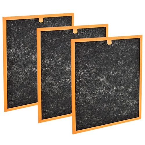 Brondell - Filters for O2+ (3-Pack) - Black/Orange