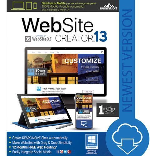 Summitsoft - Website Creator 13 - Windows [Digital]-Front_Standard 