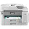 Brother - INKvestment Tank MFC-J5945DW Wireless Color All-In-One Inkjet Printer - White/Gray-Front_Standard