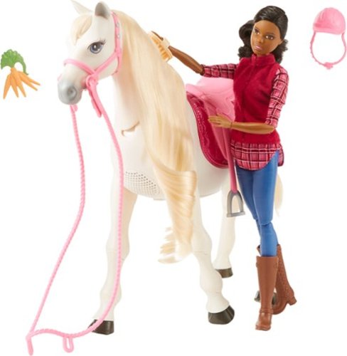 Barbie and her DreamHorse - Red/Pink/White WORLDWIDE DELIVERY