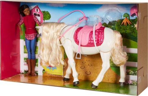 Barbie and her DreamHorse - Red/Pink/White HOW TO BUY