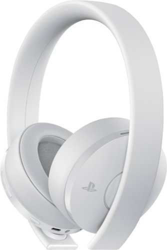  Sony - Gold Wireless Stereo Headset for PlayStation 4, PlayStation VR, Mobile Devices and Select PCs - White