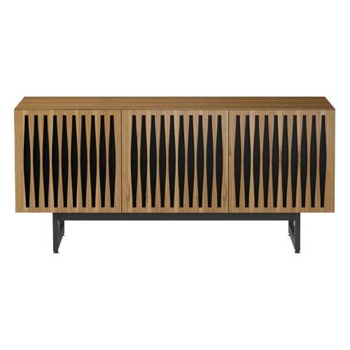 BDI - Elements Media Cabinet for Most TVs Up to 70" - Natural Walnut-Front_Standard 