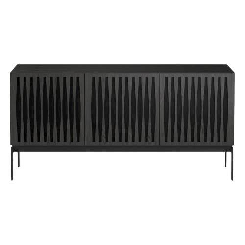 BDI - Elements Media Cabinet for Most TVs Up to 70" - Charcoal Stained Ash-Front_Standard 