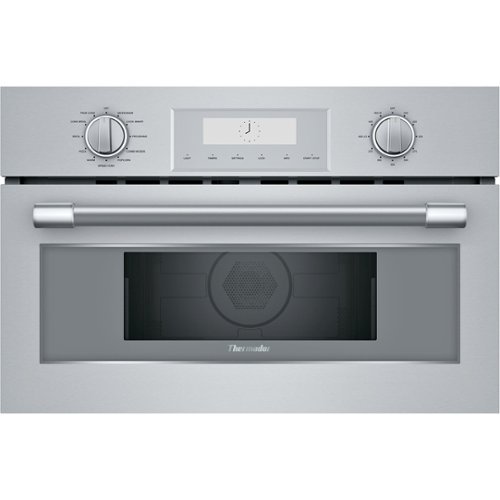 Thermador - PROFESSIONAL SERIES 1.6 Cu. Ft. Built-In Microwave - Stainless steel