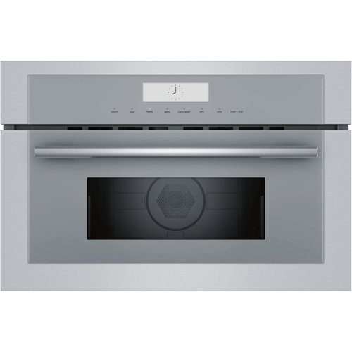 Thermador - Masterpiece Series 1.6 Cu. Ft. Convection Built-In Speed Microwave with Sensor Cooking and 1750W Grill Element - Stainless steel