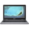 ASUS - 11.6" Chromebook - Intel Celeron - 4GB Memory - 32GB eMMC Flash Memory-Front_Standard