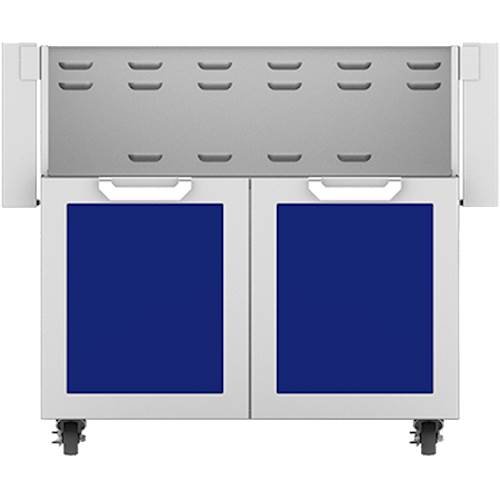 

Hestan - Double-Door Tower Cart for 36" Gas Grills - Blue