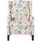 Noble House - Muncie Recliner - White And Blue Floral-Front_Standard 