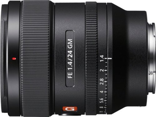 Sony G Master FE 24mm F1.4 GM Wide Angle Prime Lens for E-mount Cameras - Black GLOBAL SHIPPING