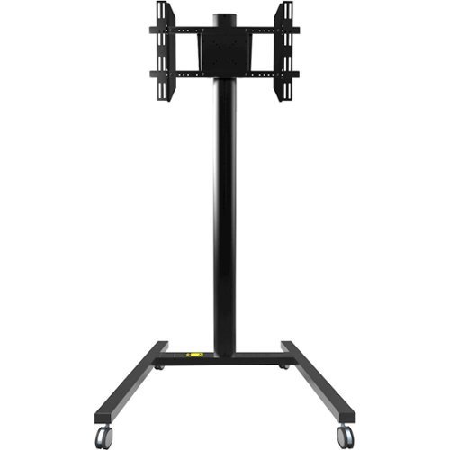 Kanto - TV Stand for Most Flat-Panel TVs Up to 65" - Aluminum-Front_Standard 