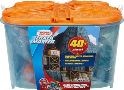 Fisher-Price - Thomas & Friends TrackMaster Blue Mountain Track Bucket - Blue/Orange-Front_Standard 