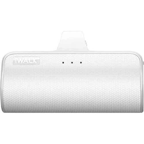 iWalk - LinkMe Plus 3300 mAh Portable Charger for Most USB Type-C Enabled Devices - White-Front_Standard 