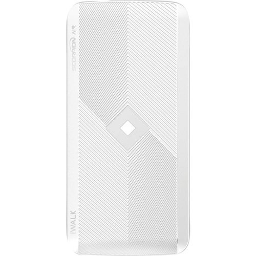 iWalk - Scorpion Air 8000 mAh Portable Charger for Most Devices - White-Front_Standard 