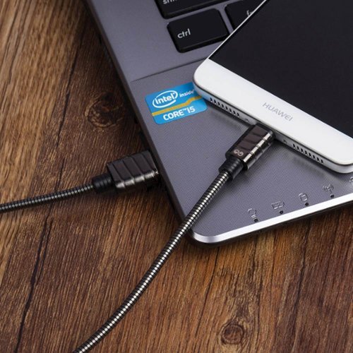 iWalk 4' USB Type A-to-USB Type C Charge-and-Sync Cable - Gray GLOBAL SHIPPING