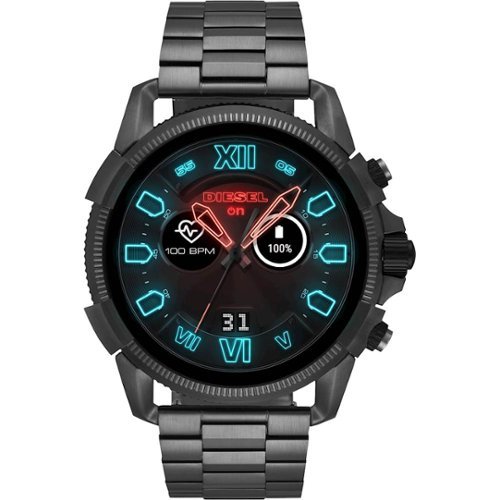 Diesel - Full Guard 2.5 Smartwatch 48mm Aluminum - Gunmetal - (2018)-Front_Standard 