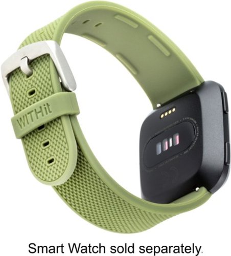 WITHit Band Kit for Fitbit Versa, Versa Lite and Versa 2 (3-Pack) - Silver/Olive/Navy HOW TO BUY