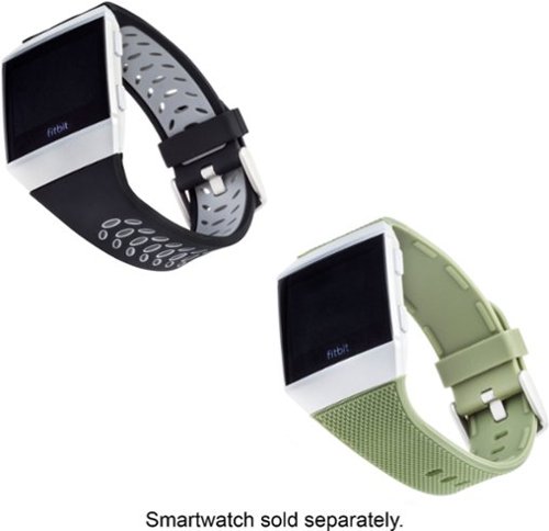 WITHit Band Kit for Fitbit™ Ionic (2-Pack) - Green/Black BUY IN MIDDLE EAST