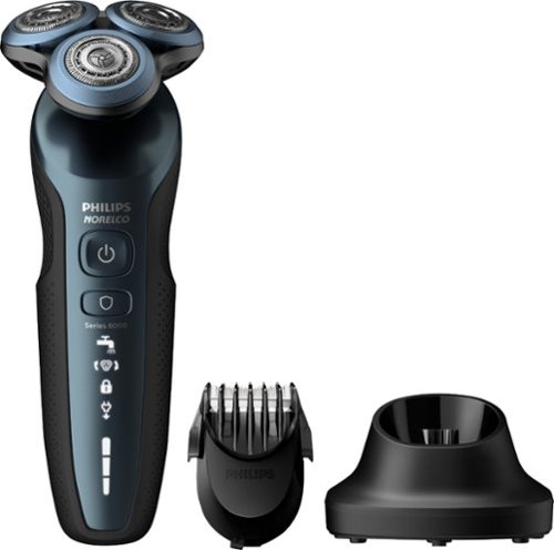  Philips Norelco - 6900 Wet/Dry Electric Shaver - Savio Blue