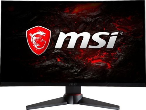 MSI - Optix MAG270VC 27" LED Curved FHD FreeSync Monitor - Black-Front_Standard 