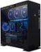 CLX - SET Gaming Desktop - AMD Ryzen 7 2700X - 16GB Memory - NVIDIA GeForce RTX 2080 - 3TB Hard Drive + 480GB SSD - Black/Blue-Front_Standard