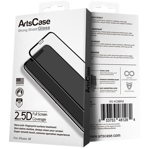 ArtsCase Strong Shield Glass Clear Screen Protector for Apple iPhone XR and Apple iPhone 11 - Black Frame HOW TO BUY