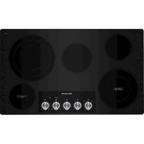 KitchenAid - 36" Built-In Electric Cooktop - Stainless steel