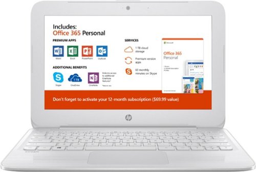 HP - Stream 11.6" Laptop - Intel Celeron - 4GB Memory - 64GB eMMC Flash Memory-Front_Standard 