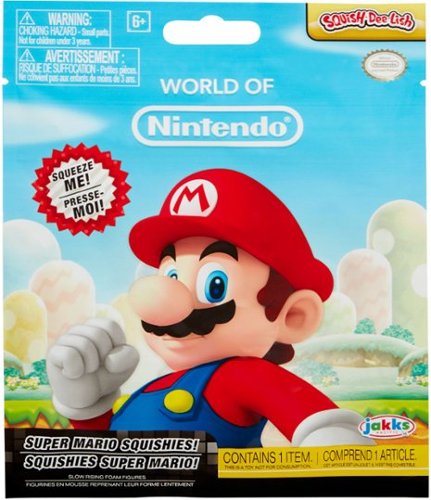 Nintendo Squish-Dee-Lish World of Mario Collectible Figure - Styles May Vary WORLDWIDE DELIVERY