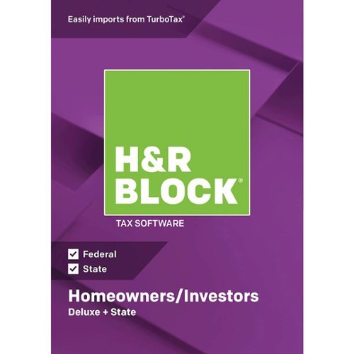 H&R Block - Deluxe + State Tax Software - Windows-Front_Standard