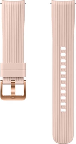 Samsung - Silicone Watch Band for Galaxy Watch 42mm, Active, and Active 2 - Beige Pink