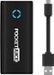 Tzumi - PocketJuice Solo 4000 mAh Portable Charger for Most USB-Enabled Devices - Black-Front_Standard