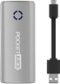 Tzumi - PocketJuice Solo 4000 mAh Portable Charger for Most USB-Enabled Devices - Silver-Front_Standard