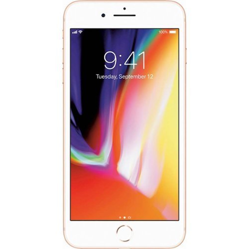 Apple - Pre-Owned Excellent iPhone 8 Plus 64GB (Unlocked) - Gold-Front_Standard 