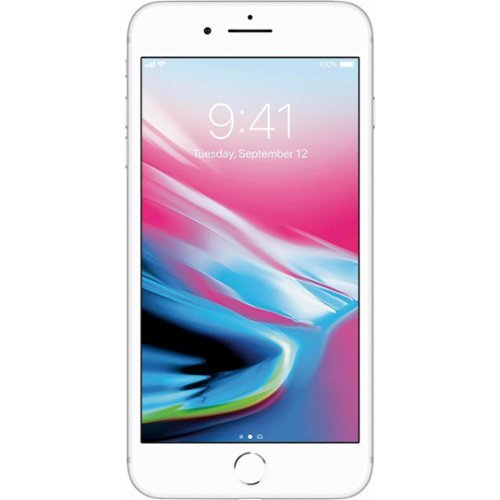  Apple - Pre-Owned iPhone 8 Plus 64GB Phone (Unlocked) - Silver