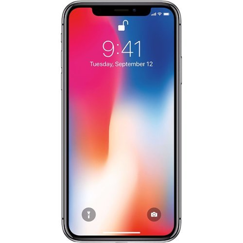 Apple - Pre-Owned Excellent iPhone X 256GB (Unlocked) - Gray-Angle_Standard 