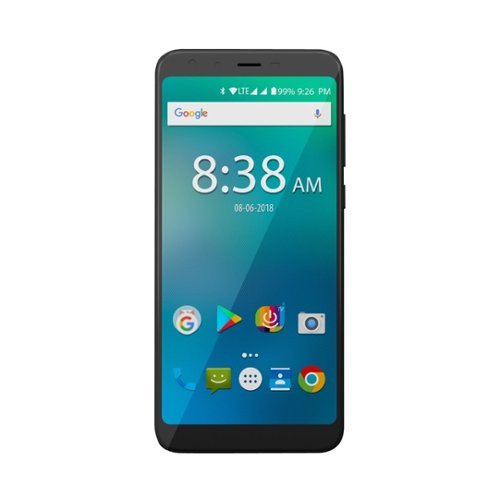 SCHOK - Gear Freedom Turbo XL with 16GB Memory Cell Phone (Unlocked) - Black-Angle_Standard 