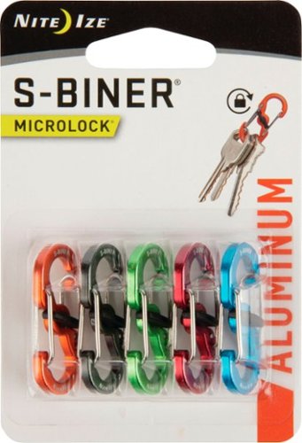  Nite Ize - S-Biner MicroLock (5-Pack) - Multi