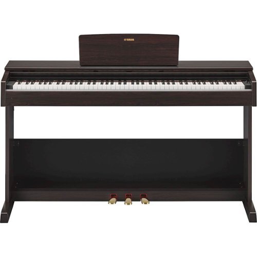 Yamaha - ARIUS Full-Size Keyboard with 88 Velocity-Sensitive Keys - Rosewood
