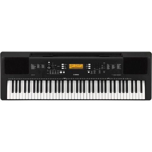 Yamaha - Full-Size Keyboard with 76 Keys - Black-Front_Standard 
